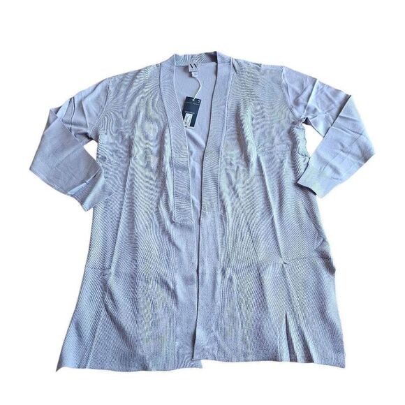 Worthington womens Sz XXL gray open cardigan sweater - Picture 1 of 8